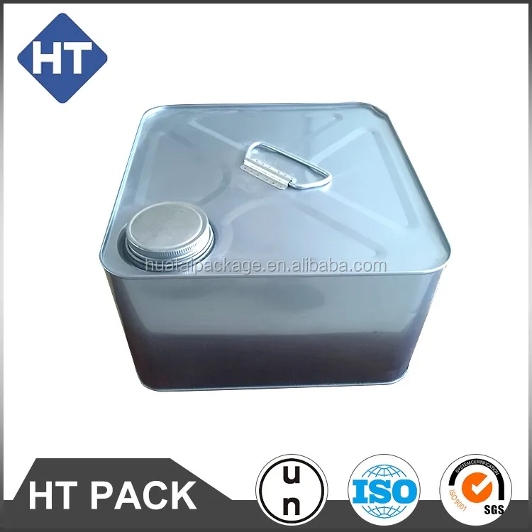 20l square tin oil can, square metal tin for packing engine oil