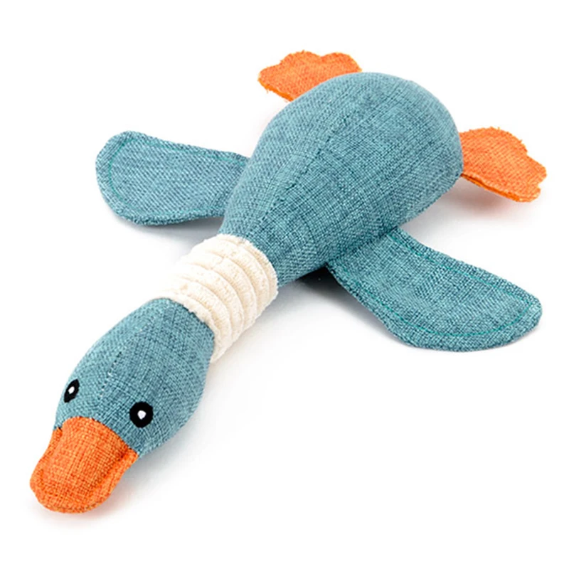 ONNPNNQ Goose shape Dog Toys Puppy Cat Plush Pet Interactive Toy For Small Or large Dog Bite Resistant Chew Squeaker Puzzle Toys5