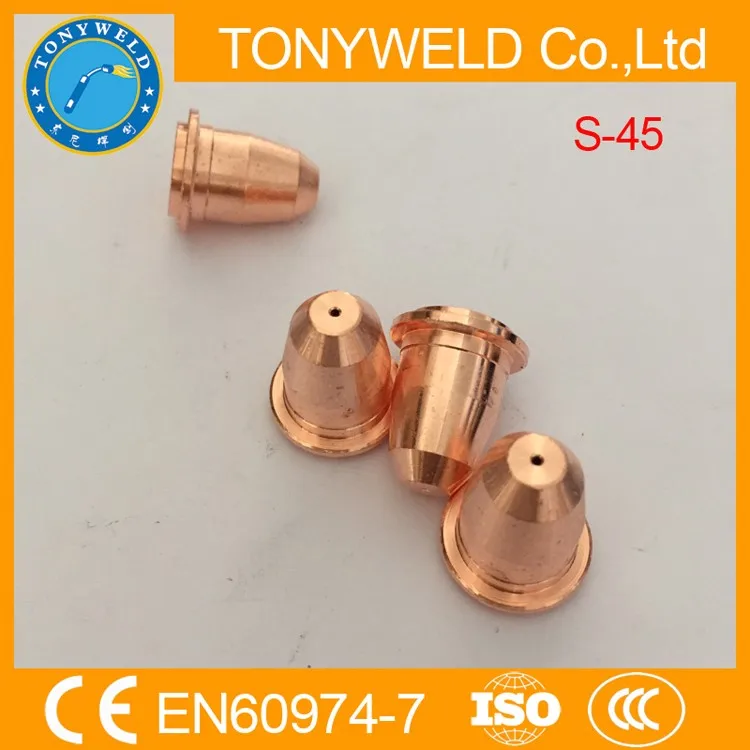 welding accessories s45 torch and parts air plasma electrode