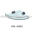 Bathroom Accessories-Single glass shelf