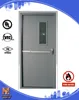 Steel fire door with UL listed push bar 3 hours