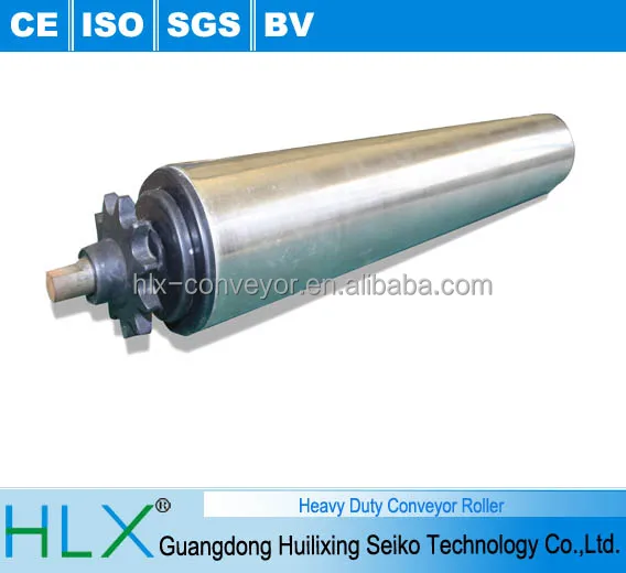 Cheap durable rubber coating conveyor roller With Bottom Price