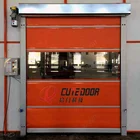Industrial PVC high speed aluminium frame interior overhead roller shutter door