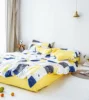 2019 Geometric Home Textile Flat bed sheet bedding set 100% cotton for Home