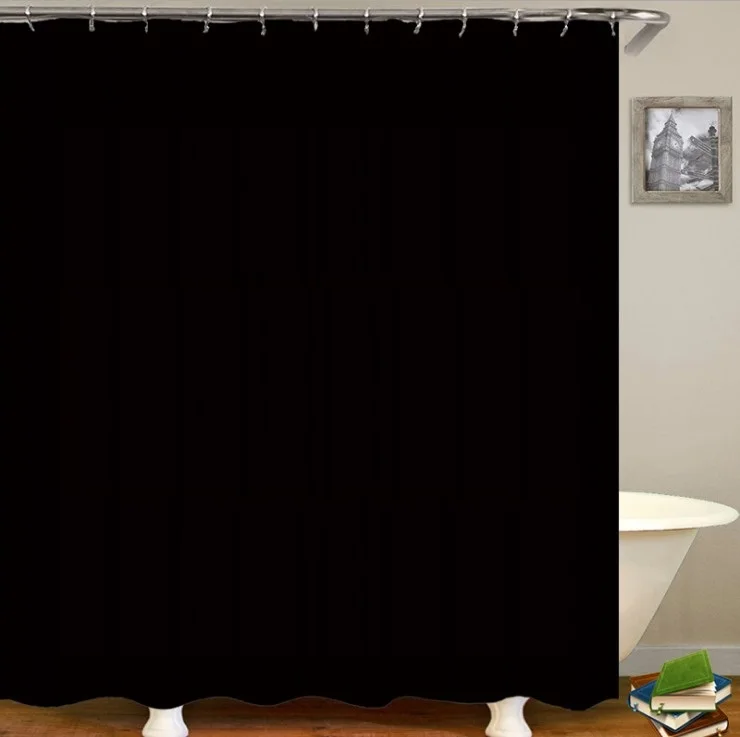 Mildew Resistant Anti-Bacterial Hospital Shower Curtain Set Bath Room Black Shower Curtain
Mildew Resistant Anti-Bacterial Hospital Shower Curtain Set Bath Room Black Shower Curtain