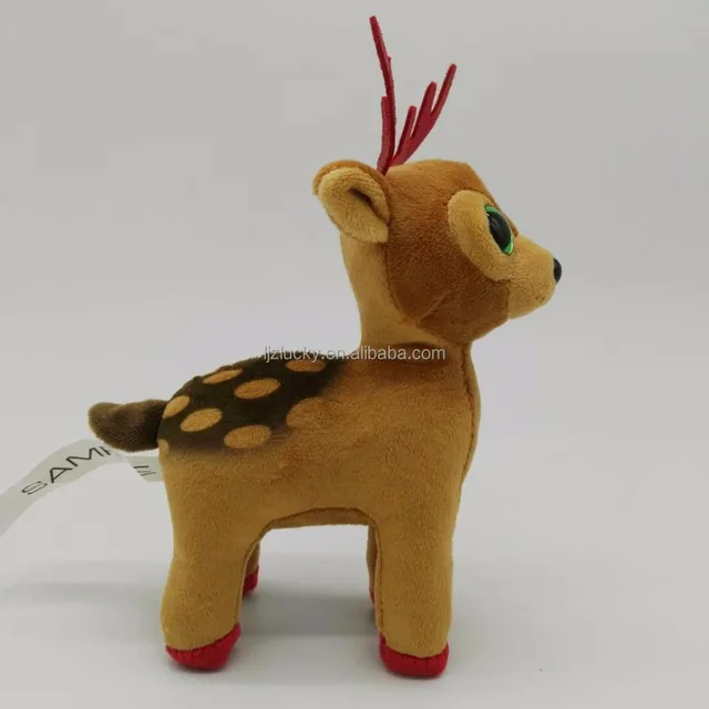 plush little animal christmas deer stuffed toy for kids