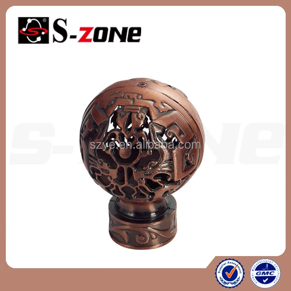 Decorative Curtain Rod Ends - Rooms