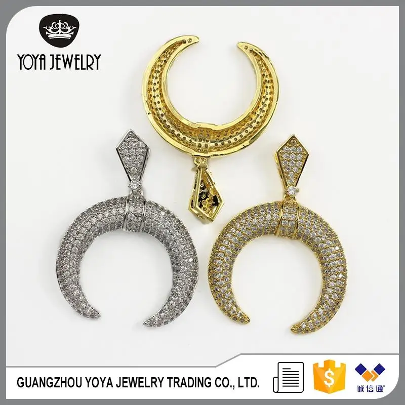CZ6859 New design zirconia beads,cz micro connectors for jewelry making