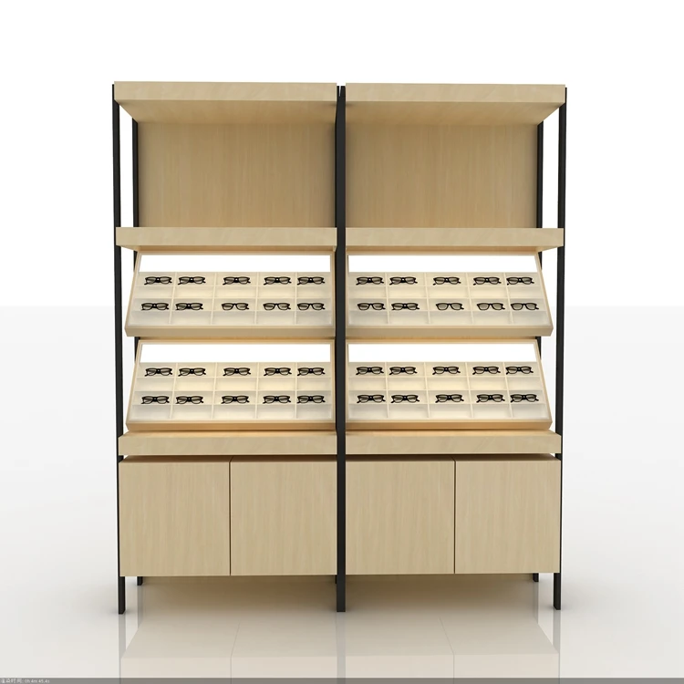 Sunglasses Retail Store Display Showcase With Drawer