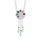 00365 4# Xuping hand make beaded necklaces,cheap bead necklaces,bohemian jewelry