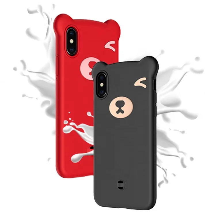 Anti-fall rope design Mobile Cell Phone Soft Tpu Comfortable Feel Bear Back Case for apple iphone x
Anti-fall rope design Mobile Cell Phone Soft Tpu Comfortable Feel Bear Back Case for apple iphone x