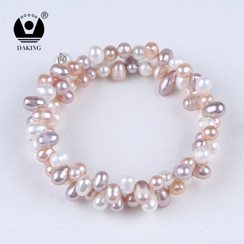 6-7mm rice shape pearl accessories bracelet pearl friendship bracelets for girl, Pink and white and pink
6-7mm rice shape pearl accessories bracelet pearl friendship bracelets for girl, Pink and white and pink