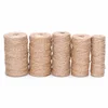 Wholesale 100 to 400 Feet Twisted Craft Rope Natural Jute String Waxed Hemp Twine Cord