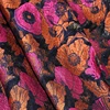 Latest design luxury unique multicolor flower jacquard fabric for garment