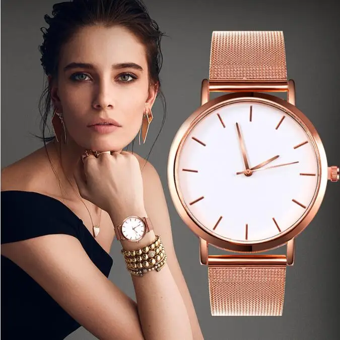 Fashion Women Watches Personality Romantic Rose Gold Strap Watch Women's Wrist Watch Ladies Clock MM046
Fashion Women Watches Personality Romantic Rose Gold Strap Watch Women's Wrist Watch Ladies Clock MM046