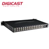 Support 16*Tuners DVB- S/S2/-C/-T/T2/ISDB-T Optional Input 2 ASI Input Tuner To IP Gateway For Hotel TV System Solution