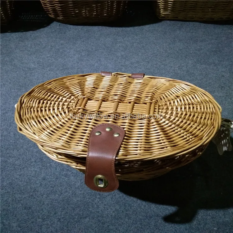 wholesale rattan bicycle front basket&wicker bike basket