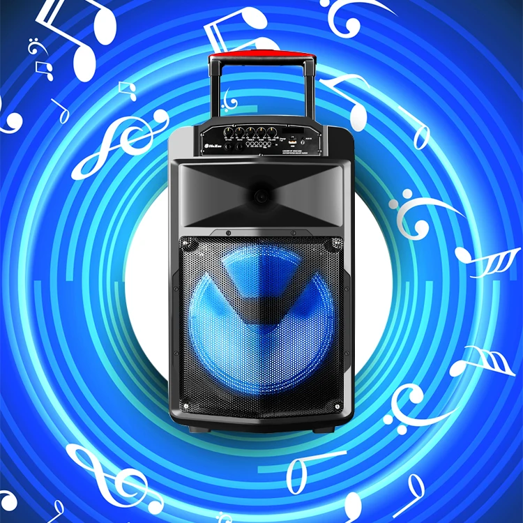 Private New Model Multifunctional Portable Trolley 12 Inch Subwoofer Speaker System Tower Speaker - ANKUX.COM