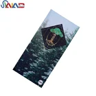 Custom printed breathable fabric knit multifunctional seamless neck tube face mask bandana