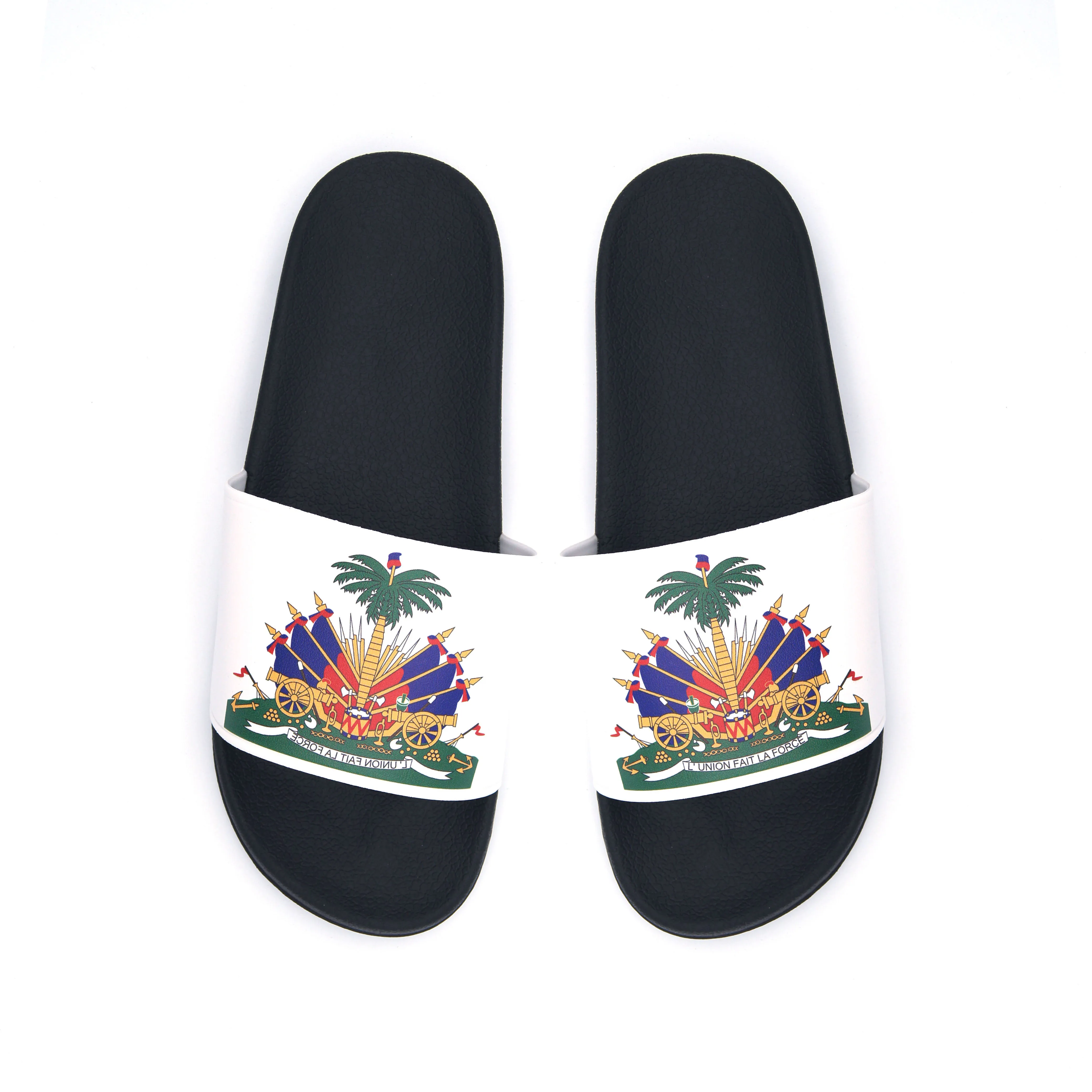 Hot sale Fashion Men And Women Custom Haiti Flat Design Summer Flat Sublimation Slide Sandal For Children, Requirement
Hot sale Fashion Men And Women Custom Haiti Flat Design Summer Flat Sublimation Slide Sandal For Children, Requirement