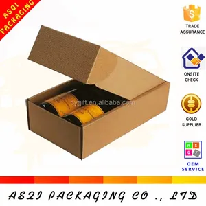 wholesale price high quality custom printed box for two bottle