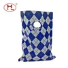 heavy duty recyclable high quality geometric patterns die cut plastic bags for gift bags