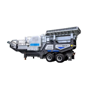 Portable Track Mounted 90-180tph Mobile Jaw Crusher