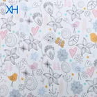 Chinese Silk Fabric Digital Printed Crinkle Chiffon Silk Fabric by the Yard