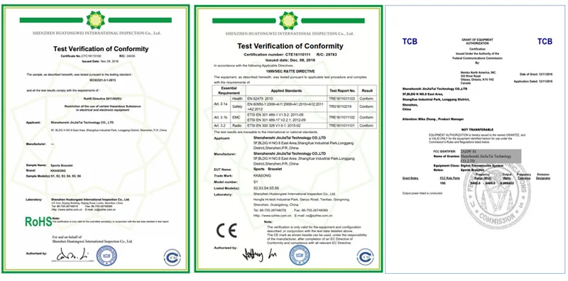 certifications