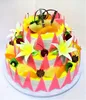 Simulation cake model/High Quality Professional Customized Plastic Birthday Fake Cake Model Simulation Cakes