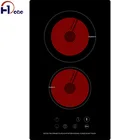 Factory OEM Logo Restaurant Kitchen Equipment 220V 2 Burner S Chott Ceran Induction Cooker For Counter Top For Cooking