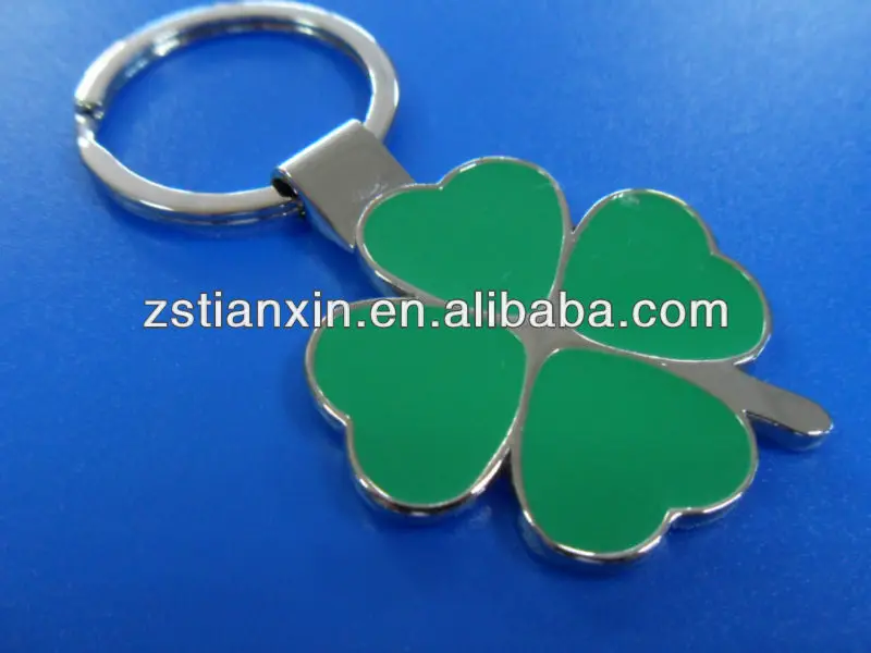 gifts & crafts  keychain  custom four leaf clover keychain  198