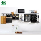 HOMESHOW wall mounted multifunction kitchen organizer