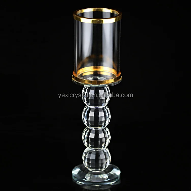 zt-1210 crystal glass candlestick candelabra for