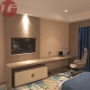 Customized luxury hotel guest room stylish natural solid oak wood standard hotel furniture