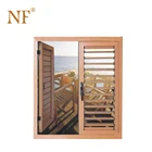 Double Glazed Aluminum Wall Louver Aluminum Louvered Glass Window