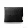 BG-4186 Black Leather Business Card Holder Cases