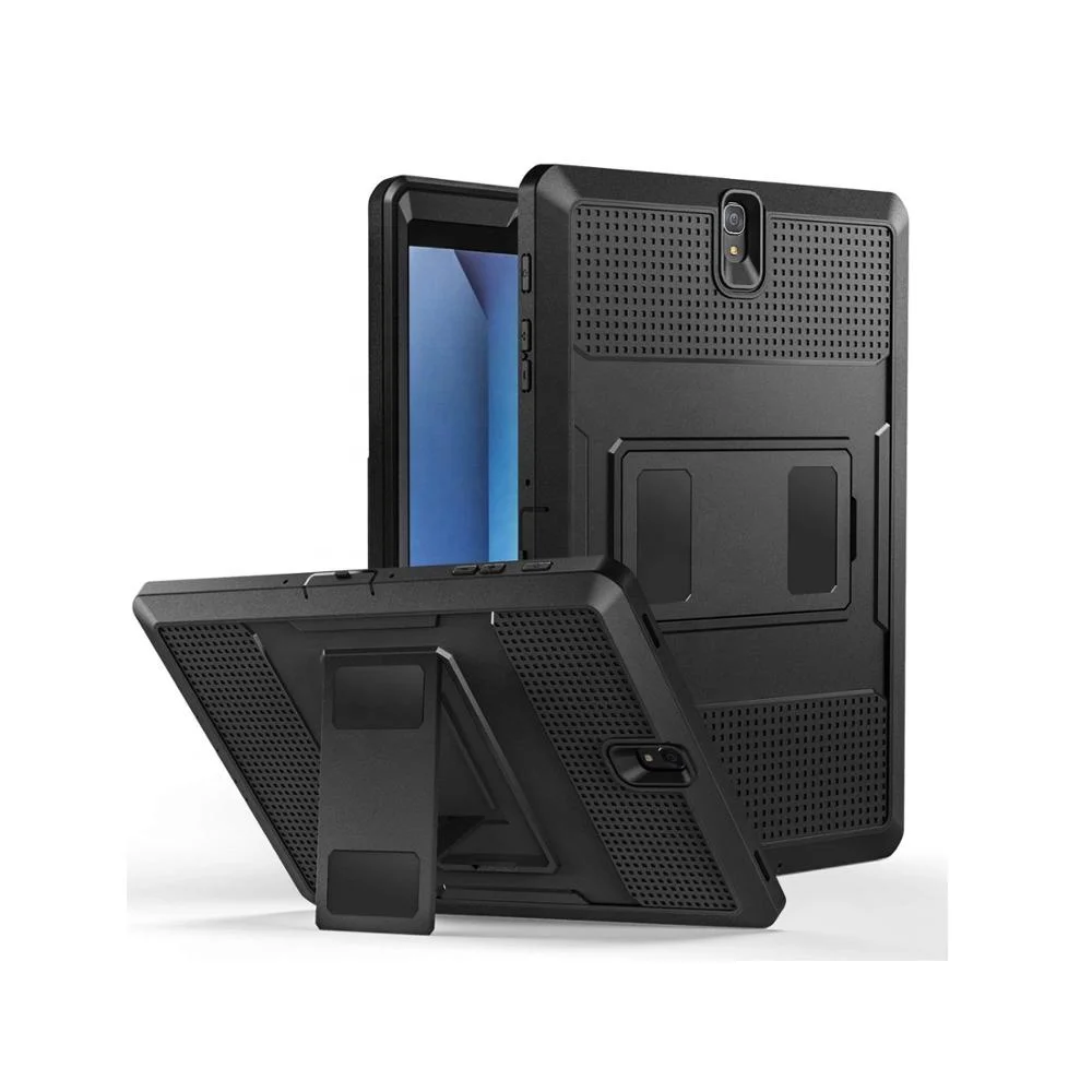 Shockproof Full-Body Rugged Cover for Samsung Galaxy Tab S3 9.7" 2017 with Built-in Screen Protector, Black
Shockproof Full-Body Rugged Cover for Samsung Galaxy Tab S3 9.7" 2017 with Built-in Screen Protector, Black