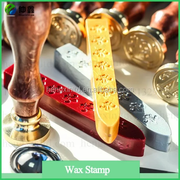 custom logo sealing wax stamp set