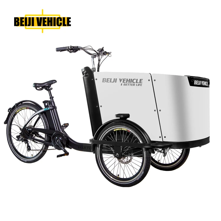 Sıcak satış ön yükleme 3 tekerlekli elektrikli çocuk üç tekerlekli bisiklet kargo bisikleti/yetişkin kargo bisiklet fiyatı
