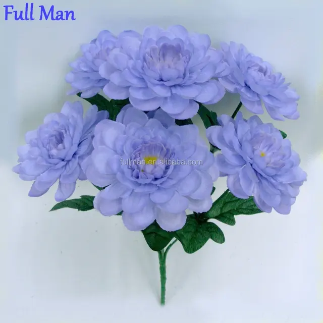 artificial decorative marigold flower bouquet/h31cm 6-heads