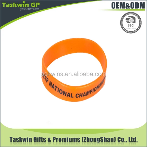 promotional custom debossed wristband customize silicone