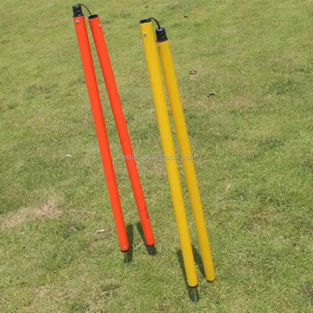 Adjustable Folding Plastic Pole Agility Training Soccer Equipment