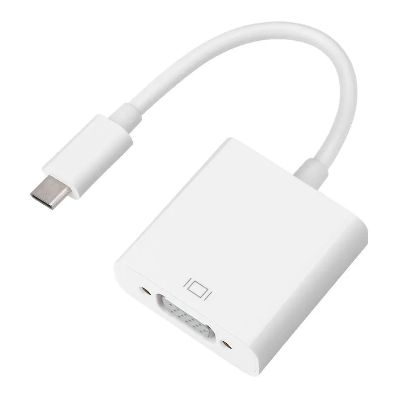 USB 3.1 Type C to Female VGA Adapter Audio Cable Converter 10Gbps for New Macbook 12 inch White Cable Free Shipping
USB 3.1 Type C to Female VGA Adapter Audio Cable Converter 10Gbps for New Macbook 12 inch White Cable Free Shipping