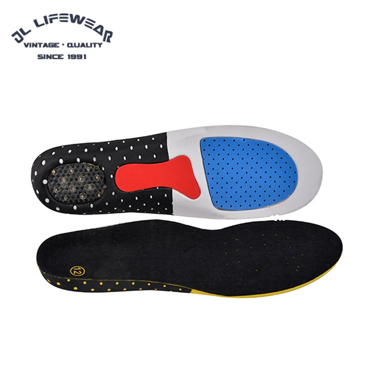 Simple Design Shock Absorber Insole Breathe Height Increase Eva Arch Support Insoles