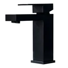 High Quality Bathroom Brass Wash Basin Faucet,single Handle Black Mixer taps