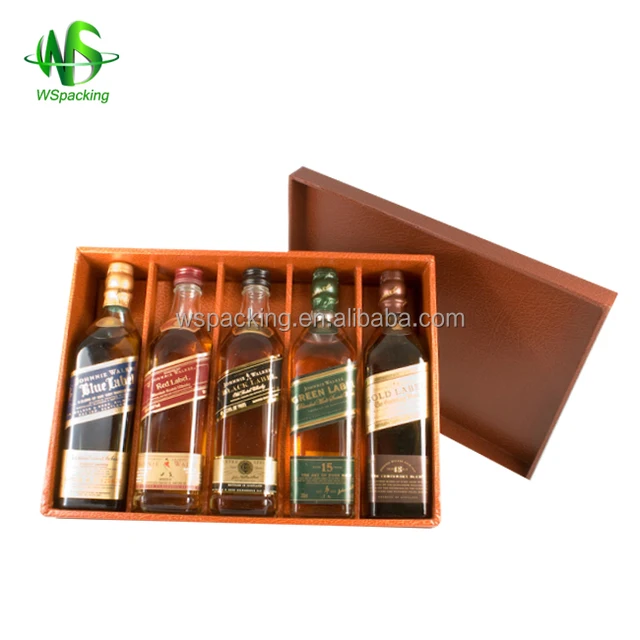 golden single bottle wine gift box 375ml bottle luxury wine box