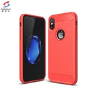 SAIBORO wholesale brush tpu carbon fiber phone case for iphone 6 7 8 9 x, carbon fiber cover for iphone x 8 7 6 5 tpu case