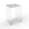 Factory Custom Clear Coffee Table Modern Transparent Acrylic Furniture Fashion Small Sofa Table Home Decoration