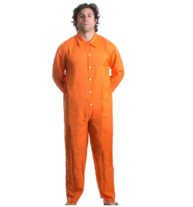 Orange Gefangene minion Kostüm Unisex Gefängnis Criminal